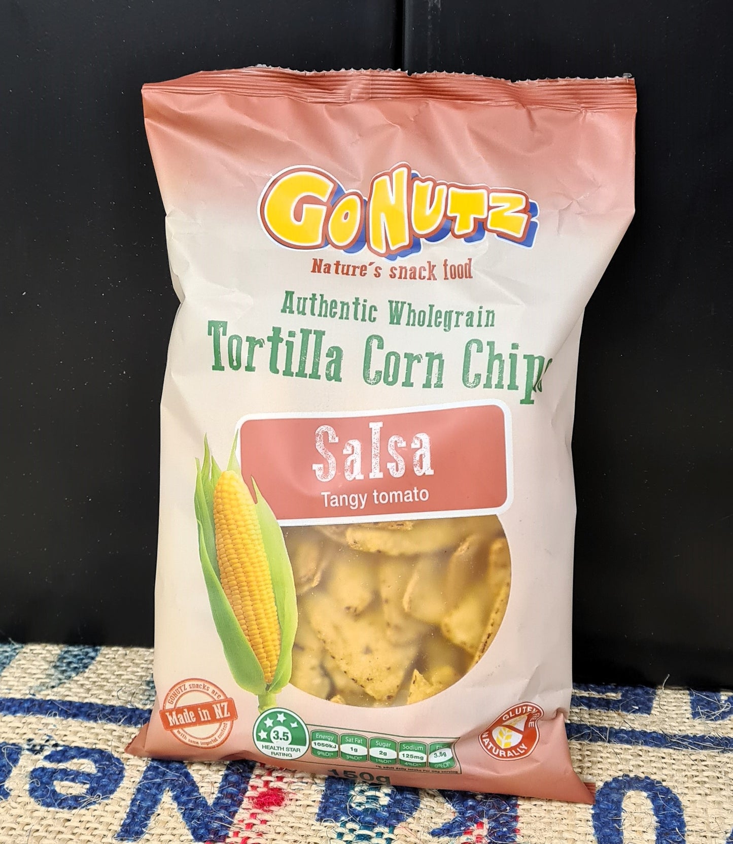 GONUTZ TORTILLA CORN CHIPS (SALSA TANGY TOMATO)