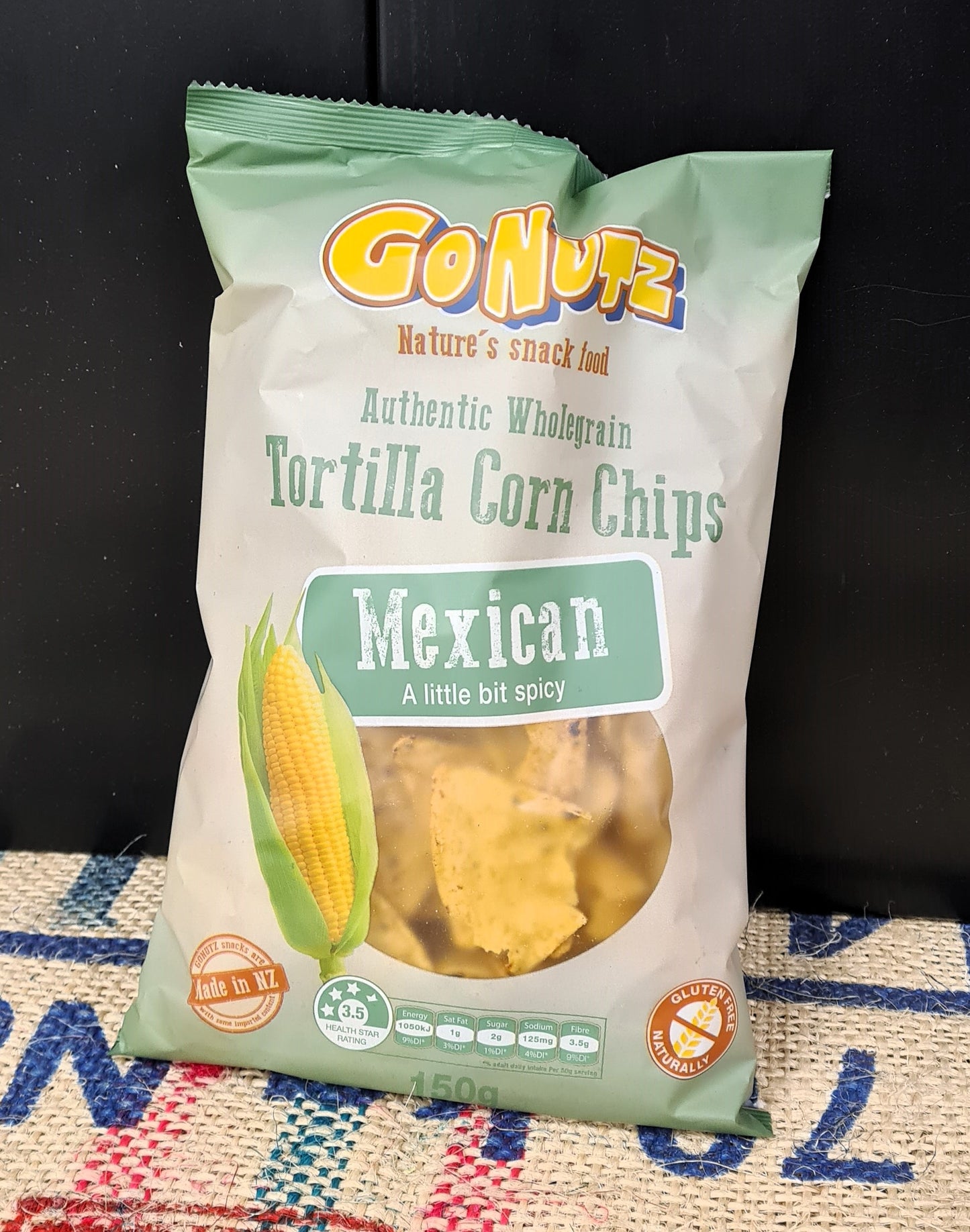 GONUTZ TORTILLA CORN CHIPS (MEXICANA LITTLE BIT SPICY)