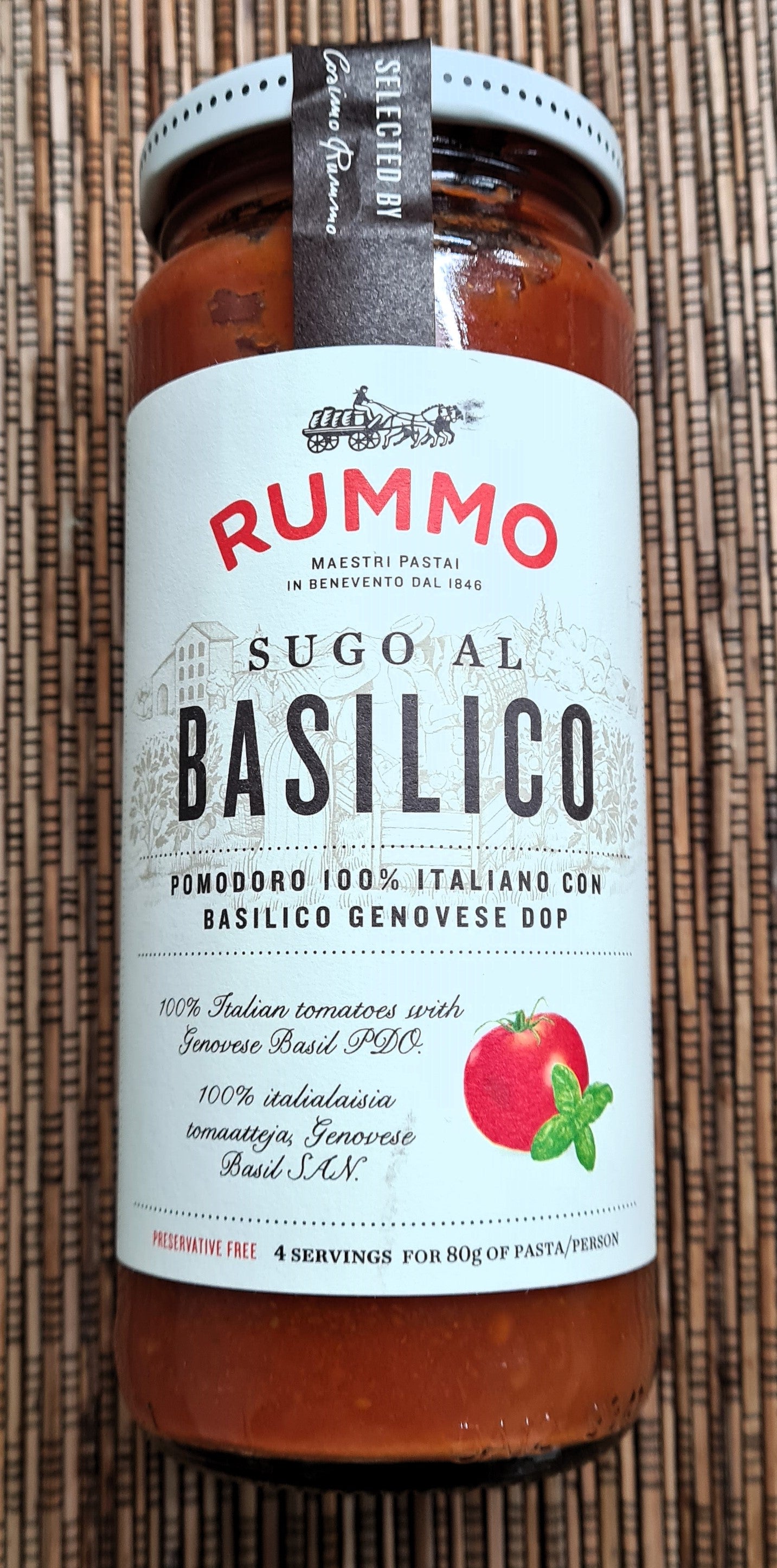 Rummo Sugo al Basilico 340g