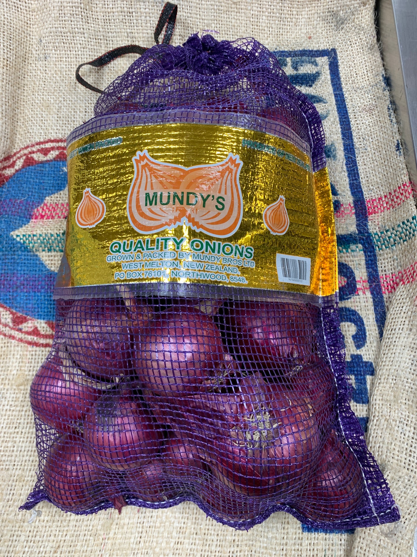 Red onions 5kg bag