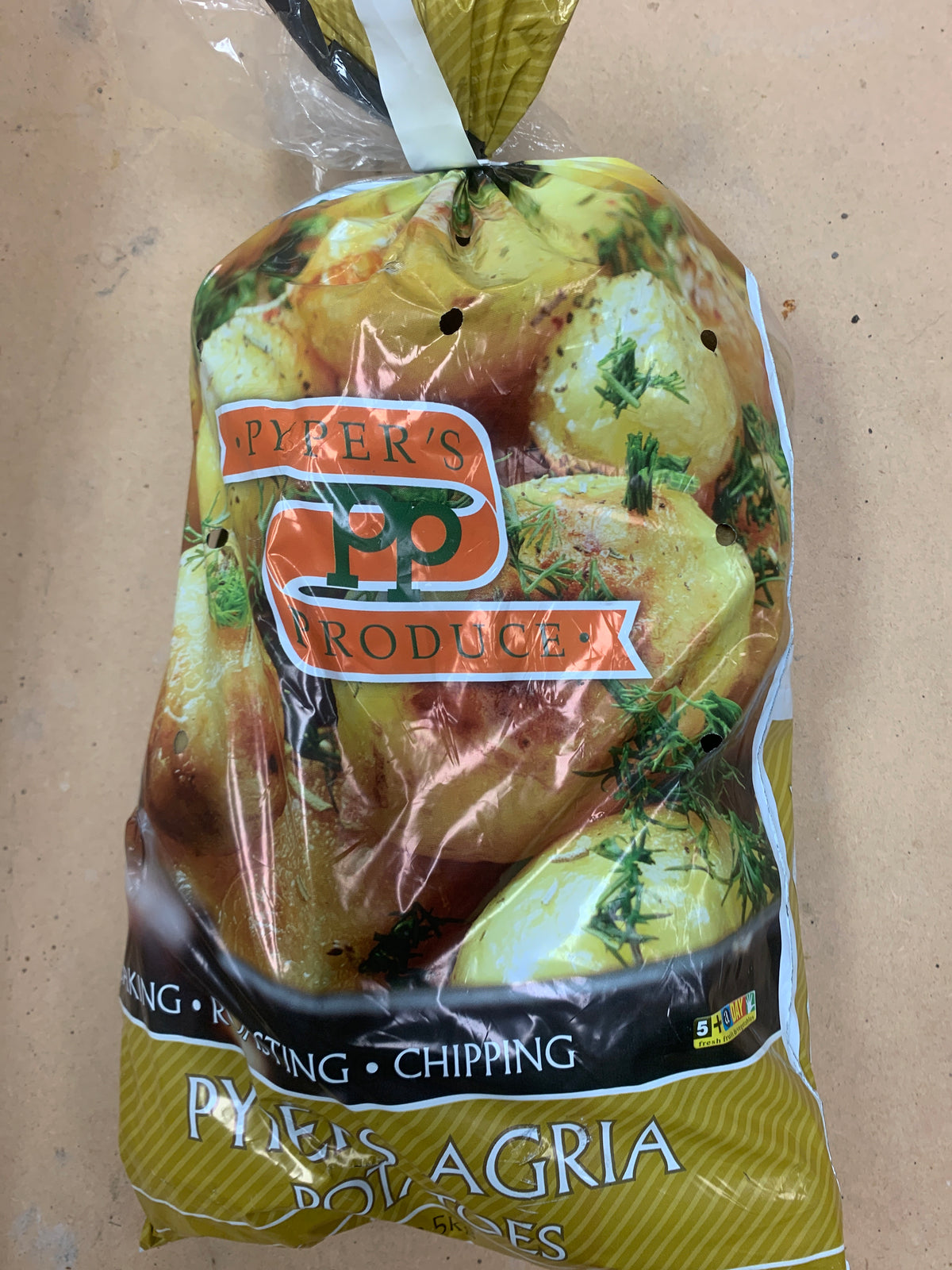 Potatoes Agria Washed 2.5kg