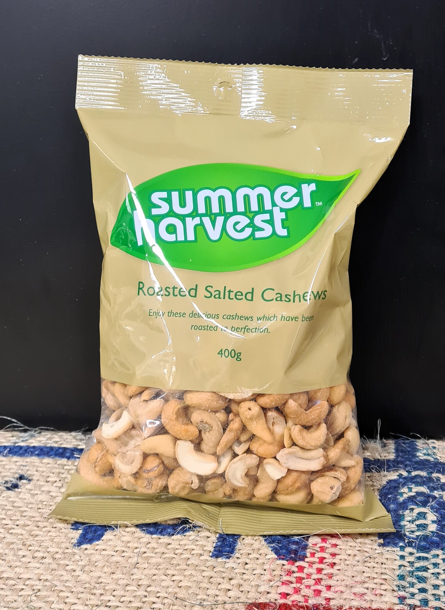 Summer Harvest Roasted Salted Cashews – 400g