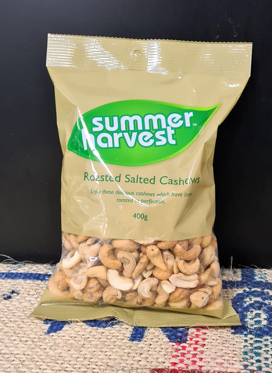 Summer Harvest Roasted Salted Cashews – 400g