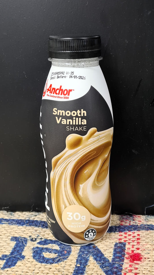 Anchor Smooth Vanilla Shake – 30g Protein
