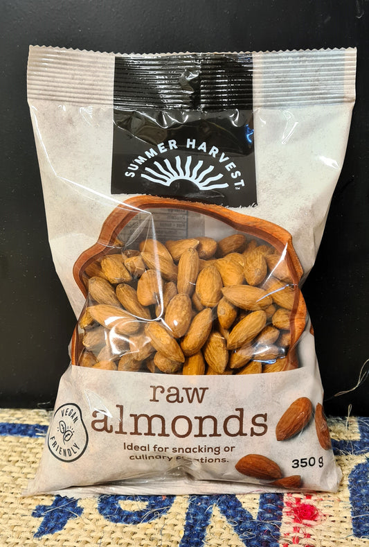 Summer Harvest Raw Almonds 350g