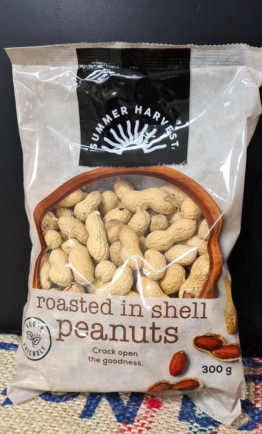 Summer Harvest Roasted In-Shell Peanuts 300g