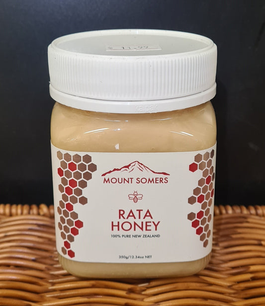 Mount Somers Rata Honey 350g