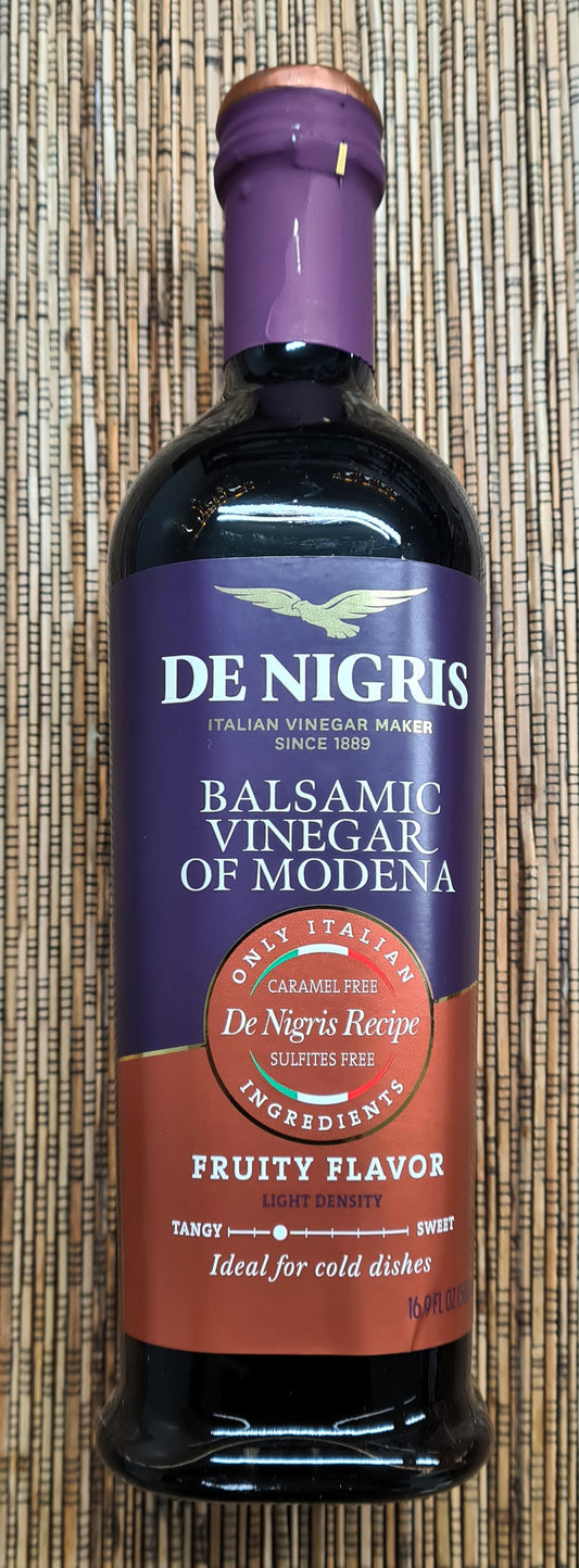 Vinegar Balsamic Bronze 35% Grape Must Fruity 500ml De Nigris