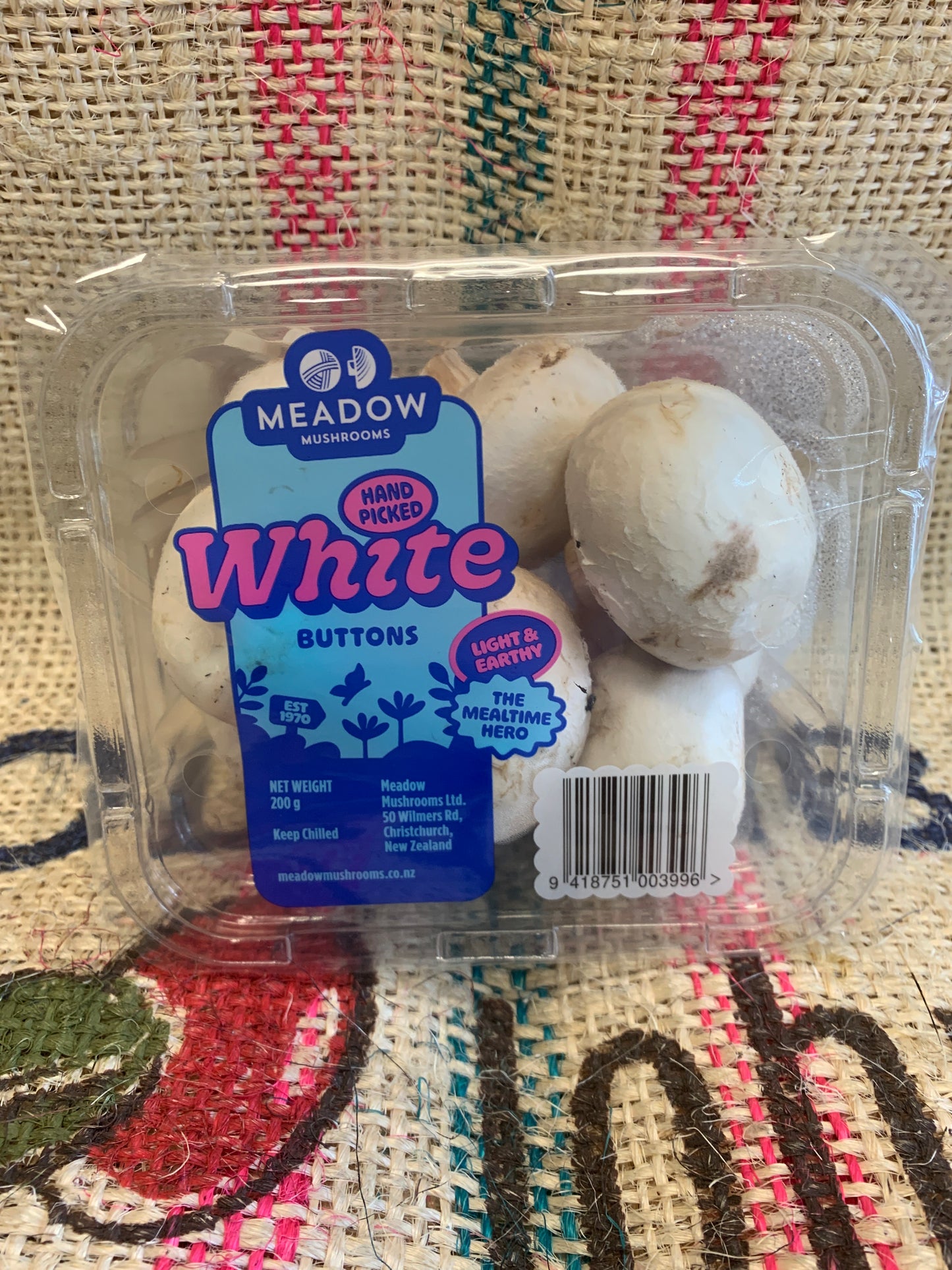 Mushroom - white button - 200g punnet
