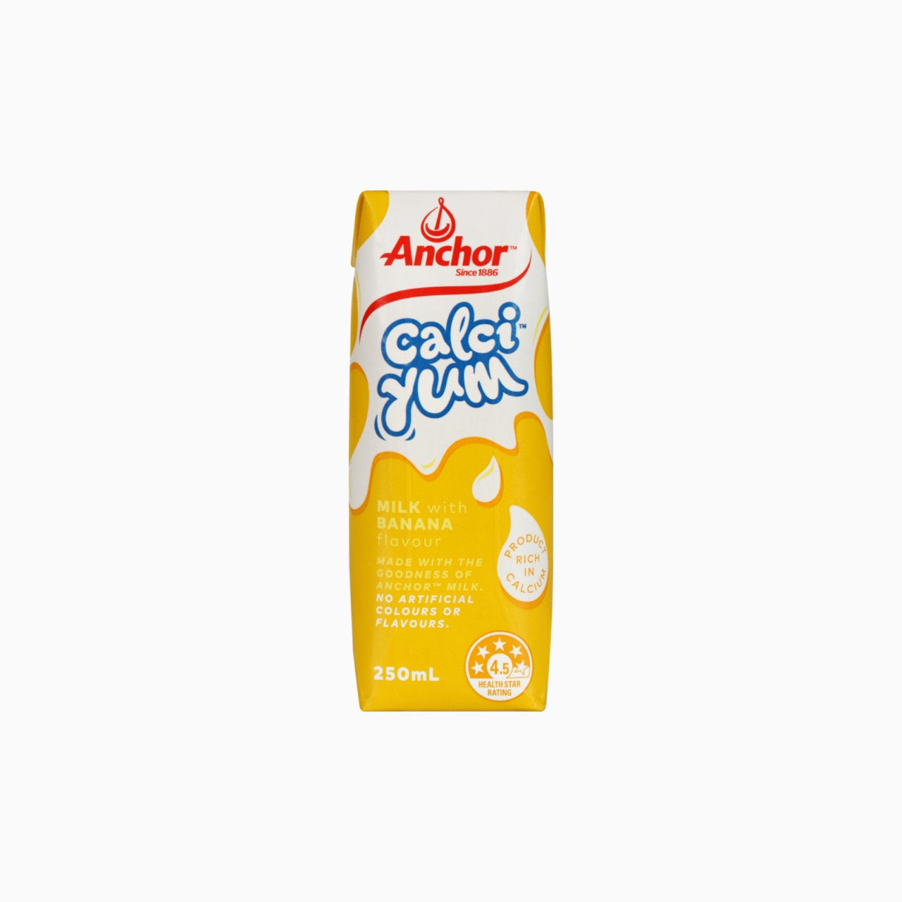 Anchor CalciYum Flavored Milk UHT Banana Tetra 250mL