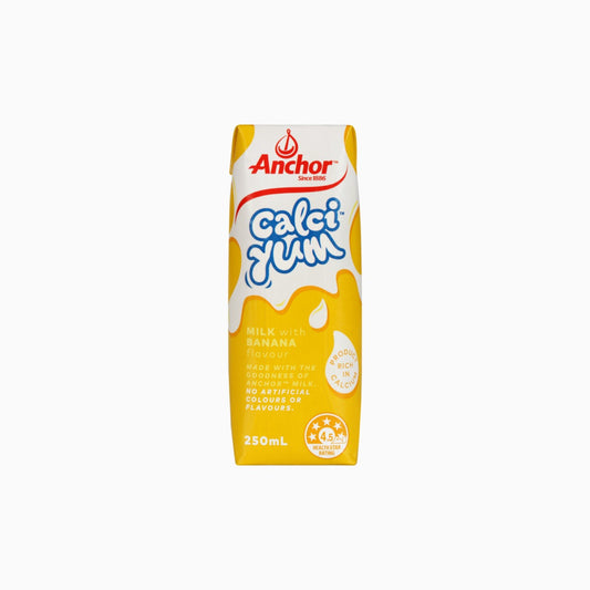 Anchor CalciYum Flavored Milk UHT Banana Tetra 250mL