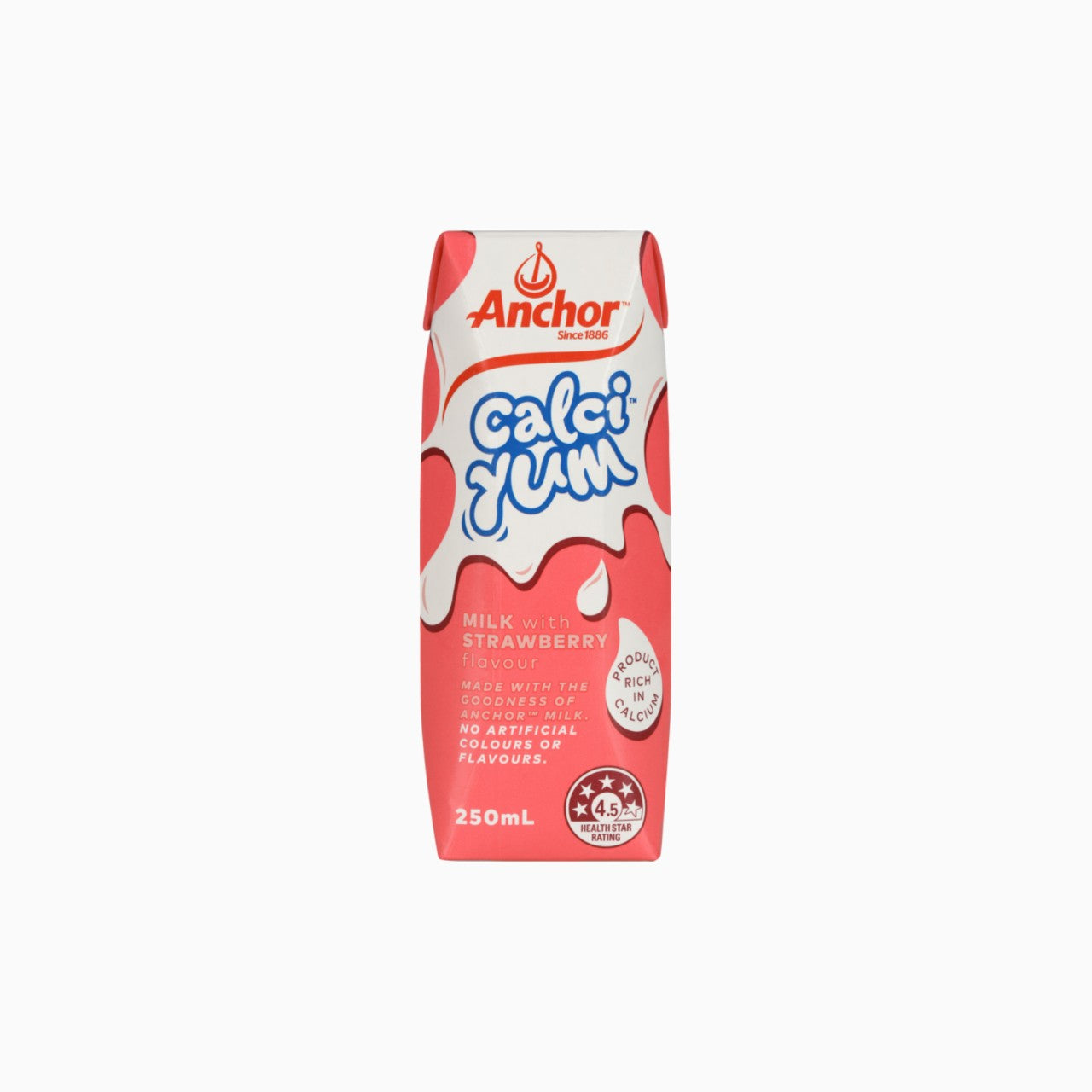 Anchor CalciYum  Flavored Milk  UHT Strawberry 250mL
